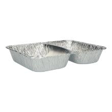 Alu-Men&uuml;schale 227 mm x 176 mm x 40 mm 2-geteilt 1/3+2/3 550+415ml Pro-Line. Produktbild