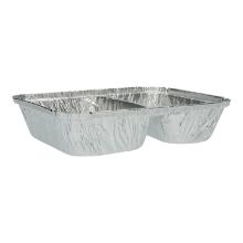 Alu-Men&uuml;schale 227 mm x 176 mm x 45 mm 2-geteilt 475+710ml Produktbild
