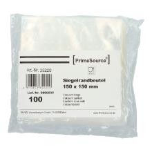 PA-PE Siegelrandbeutel 150 mm x 150 mm transparent 20-70 PrimeSource Produktbild