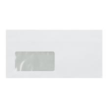Briefumschlag 220 mm x 110 mm DIN Lang mit Fenster selbstklebend weiss Produktbild
