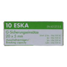 Ersatz-Feinsicherung f&uuml;r Siegelmaschine 10  Sicherungen 10A mT (tr&auml;ge) PS Produktbild