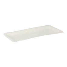 Paper plate square 11 cm x 24 cm white PrimeSource BeGreen product photo