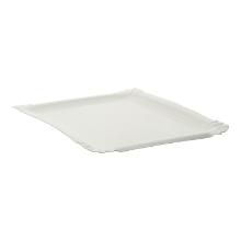 paper plate square 16 cm x 20 cm white PrimeSource BeGreen product photo