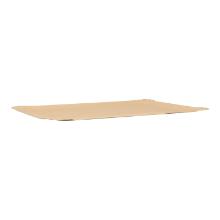 Pappteller eckig 18 cm x 26 cm braun VERIVE Produktbild