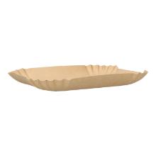 Pappschale 13 cm x 18 cm x 3 cm braun Fettbarriere PrimeSource BG FSC MIX Credit Produktbild