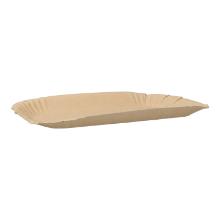 Paper tray 15 cm x 23 cm x 2 cm brown fatbarrier PS BG FSC MIX Credit product photo