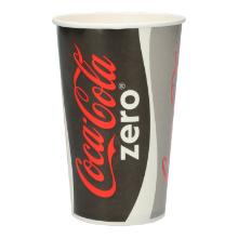 Kaltgetr&auml;nkebecher Pappe-PE &Oslash; 90 mm x 135mm 400 ml Coca-Cola Produktbild