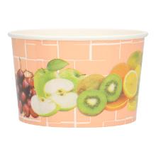 Eisbecher Pappe-PE &Oslash; 101 mm x 63 mm 250ml Fr&uuml;chtemotiv Produktbild