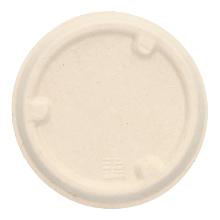 Deckel Bagasse &Oslash; 62 mm x 18 mm braun zu Dressingbecher Produktbild