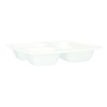 XPS-Schale 247 mm x 212 mm x 40 mm 3-geteilt laminiert weiss 925 ml Produktbild