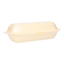XPS-hot-dog-box 208 mm x 97 mm x 60 mm undivided unlaminated champagner product photo