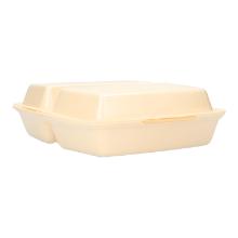 XPS Menu box 285 mm x 220 mm x 75 mm 2 compartment laminated champagne product photo