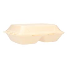 XPS menu box 245 mm x 210 mm x 72 mm 2 compartment unlaminated champagne product photo