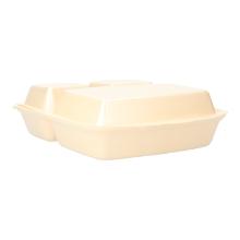 XPS menu box 280 mm x 230 mm x 90 mm 3 compartment champagne product photo