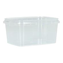 Deli cup + lid PP TE square 109 mm x 86 mm x 52 mm 300 ml transparent product photo