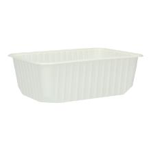 PP-Schale 186 mm x 133 mm x 63 mm ungeteilt weiss 1000 ml Produktbild
