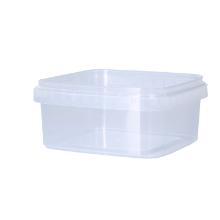 Deli cup PP tamper-evident square 129 mm x 129 mm x 59 mm 600 ml transparent product photo
