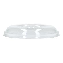 Dom-Deckel PET &Oslash; 160 mm ohne Loch transparent zu Salatschale Produktbild