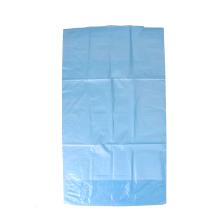 Bib 37 cm x 66 cm white-blue with collection pocket product photo