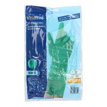 Chemicals protective gloves size M Nitril green product photo