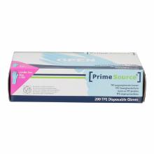 TPE gloves powder free, blue, size: S PrimeSource product photo