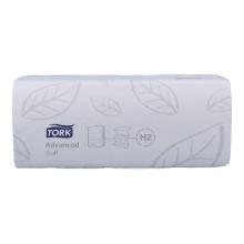Falthandt&uuml;cher recycelt 21 cm x 26 cm 2-lagig Multifold weiss H2 Tork Xpress Produktbild