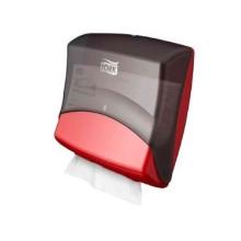 Wisch- u. Reinigungstuchspender 42 x 21 x 39 cm rot-schwarz W4 Tork Performance Produktbild