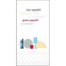Serviette 33 cm x 33 cm 2-lagig 1/8 Falz Guten Appetit Tork Advanced Produktbild