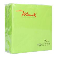 Serviette 33 cm x 33 cm 3-lagig 1/4 Falz kiwi Produktbild