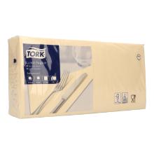 Napkins 33 cm x 33 cm 3-ply 1/4 folded Sand Tork Advanced product photo