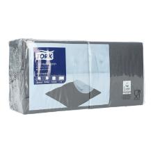 Napkin 24 cm x 24 cm 2-ply 1/4 fold black Tork Advanced product photo