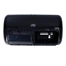 toilettpaper dispenser small rolls 15.3 x 28.6 x 15.8 cm black T4 Tork Elevation product photo