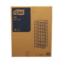Abfallkorb 25 cm x 33 cm x 72 cm 60 l weiss B1 Tork Produktbild