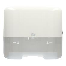 Falthandtuchspender Mini 13,5 cm x 33,2 cm x 29,1 cm weiss H3 Tork Elevation Produktbild