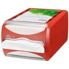 Counter dispenser 30.7cm x 19.1cm x 14.5cm red N4 Tork Xpressnap product photo
