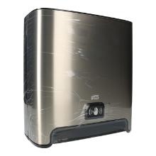 Sensor-Handtuchspender Rolle 20,4 x 34,5 x 37,3 cm silber H1 Tork Matic Produktbild