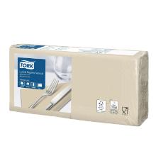 napkin 33 cm x 33 cm 2-ply 1/4 fold nature Tork Advanced product photo