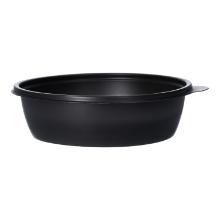 PP-tray &Oslash; 190 mm x 50 mm undivided black 1000 ml product photo