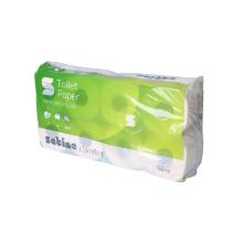 Toilettenpapier recycelt 9,4 cm x 11 cm 2-lagig 250 Blatt weiss Sat. Comfort MT1 Produktbild