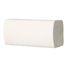 Falthandtücher recycelt 21 cm x 23 cm 2-lagig V-Falz weiss Produktbild