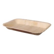 Palmblatt Teller 16 cm x 24 cm x 3 cm braun Produktbild