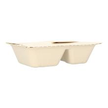 Sugarcane Menue box 215 mm x 150 mm x 55 mm 2-compartment 800 ml champagner product photo