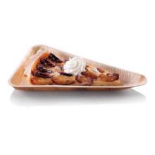 Palmblatt Teller 24,5 cm x 15 cm x 1,8 cm Triangel braun Produktbild