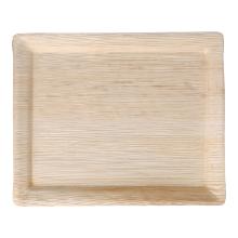 Palmblatt Serviertablett 1/2 GN 325 mm  x 270 mm  x 20 mm natur Produktbild