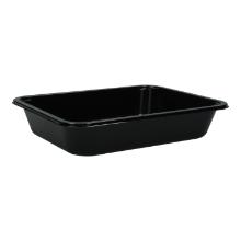 CPET-Men&uuml;schale 227 mm x 178 mm x 43 mm ungeteilt schwarz 1235 ml Produktbild