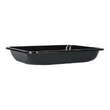 CPET-Men&uuml;schale 227 mm x 178 mm x 35 mm ungeteilt schwarz 1030 ml Produktbild