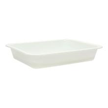PP-Men&uuml;schale 227 mm x 178 mm x 40 mm ungeteilt weiss 1161 ml Produktbild
