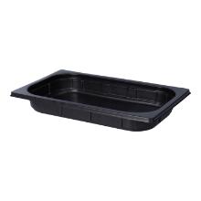 PP-Schale 1/4 GN 265 mm x 161 mm x 35 mm ungeteilt schwarz 1000 ml Produktbild