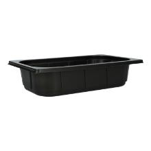 PP-Schale 1/4 GN 265 mm x 161 mm x 60 mm ungeteilt schwarz 1650 ml Produktbild