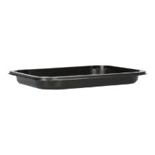 PP-Tray 187 mm x 137 mm x 18 mm undivided black 350ml product photo